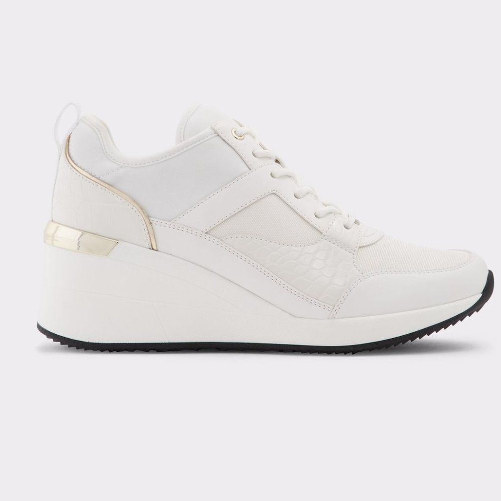 NWT Aldo Thrundra High Heel Wedge Sneaker 8